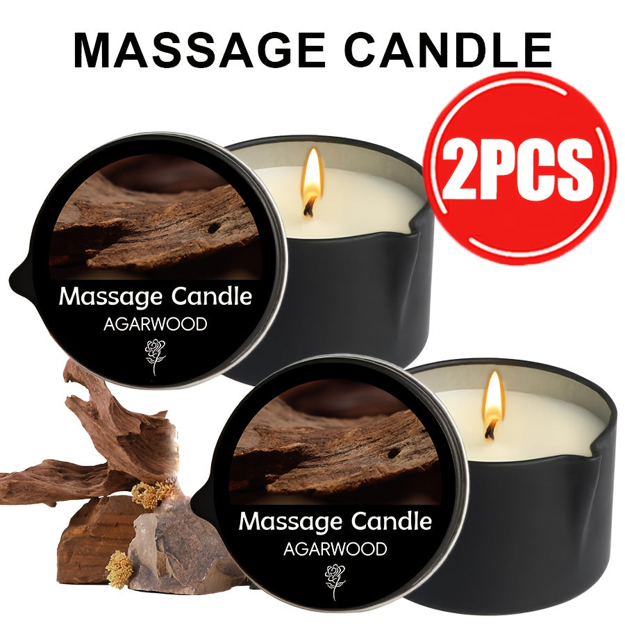 Scented Massage Candle 2-in-1 Soy Wax Essential Oil Body Lotion 20+ Scents 1pc 2pcs 6pcs Spa Nail Salon Pedicure Wedding Valentine Christmas Gift for Women