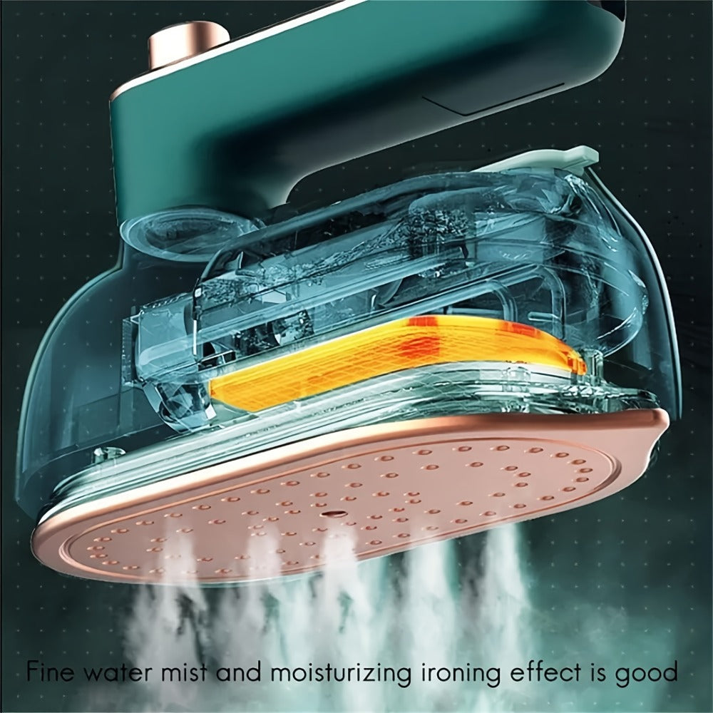 Handheld Steamer for Clothes Mini Travel Steam Iron 3-in-1 Portable Wrinkle Remover with 10-Second Heat Up Measuring Cup and Base