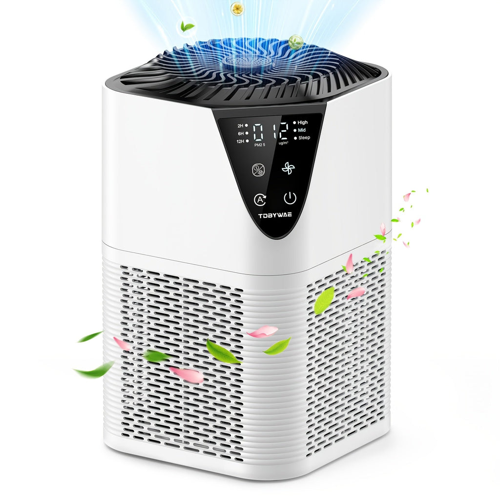 HEPA Air Purifier for Large Room Up to 1750 Sq Ft ¨C H13 True HEPA Filter, 25dB Quiet, PM2.5 Monitor, Aromatherapy, 3-Stage Filtration for Bedroom Home Office Pet Odor Smoke Dust