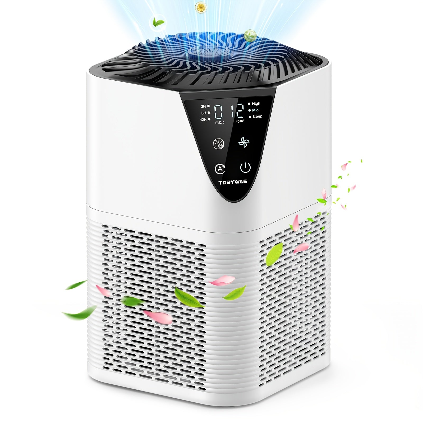 HEPA Air Purifier for Large Room Up to 1750 Sq Ft ¨C H13 True HEPA Filter, 25dB Quiet, PM2.5 Monitor, Aromatherapy, 3-Stage Filtration for Bedroom Home Office Pet Odor Smoke Dust