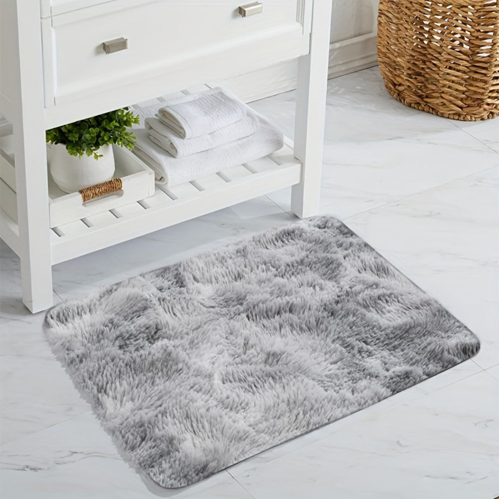 Fluffy Rug Plush Soft Indoor Carpet Non-Slip for Living Room Bedroom Hallway Runner Nursery Kids Play Area ¡ª Tie Dye & Solid Colors Multiple Sizes