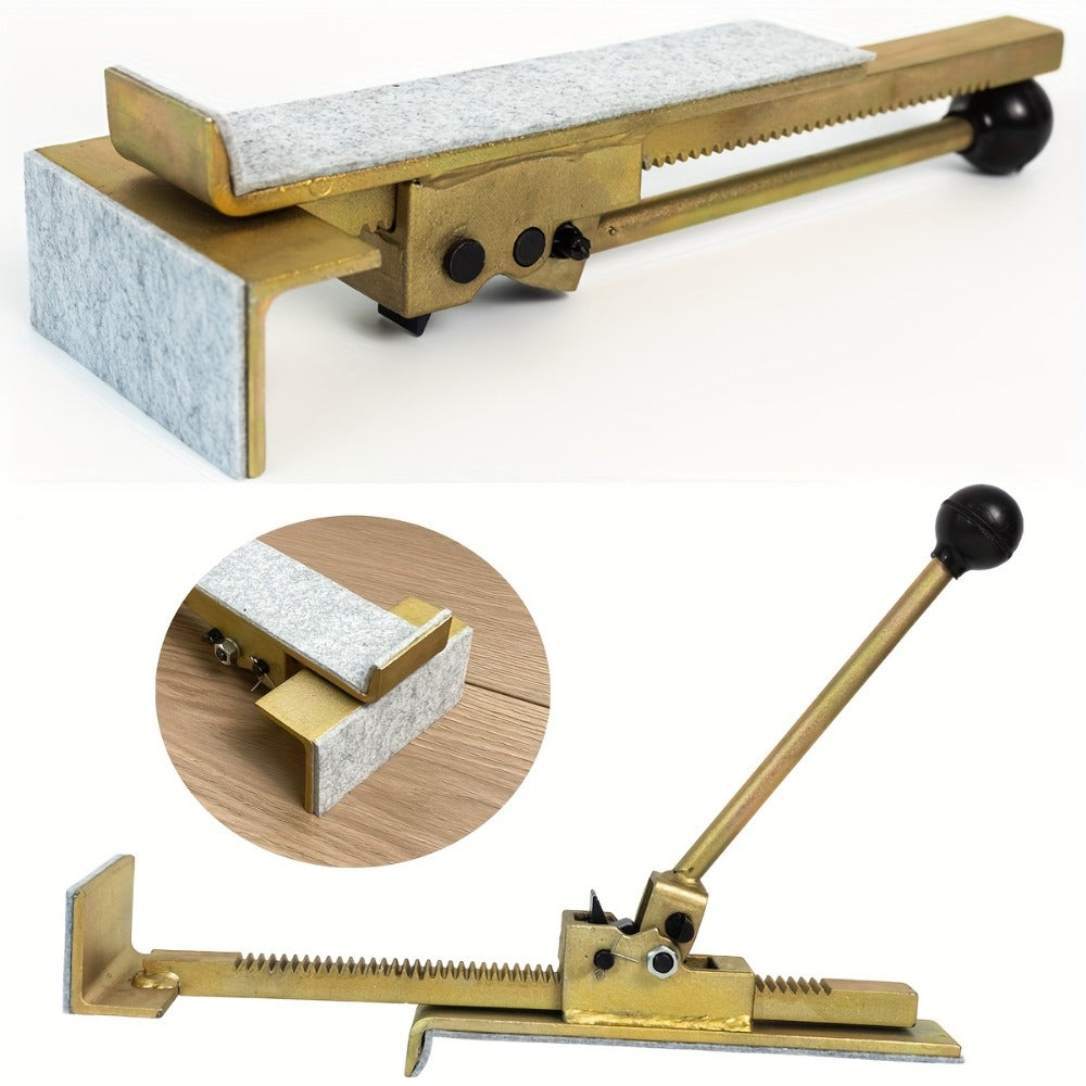 Hardwood Flooring Jack & Positioning Tool for Installing & Straightening Hardwood Floors ¨C Professional Floor Installation Tool for Tongue & Groove, Laminate & Engineered Wood Flooring