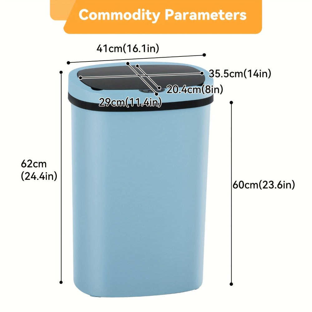 Touchless Motion Sensor Trash Can 13 Gallon 50L ¨C Automatic Kitchen Garbage Can for Home Office Bedroom Living Room