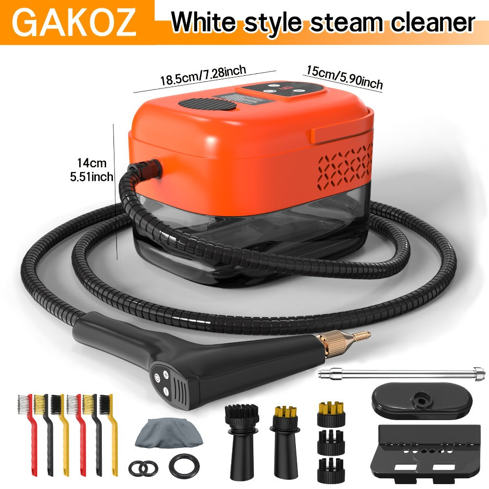 Handheld Steam Cleaner High Pressure 9-Gear Adjustment & LCD Display, 1200ml Water Tank, Portable High-Temp Steamer for Kitchen Carpet Sofa Grout Tile