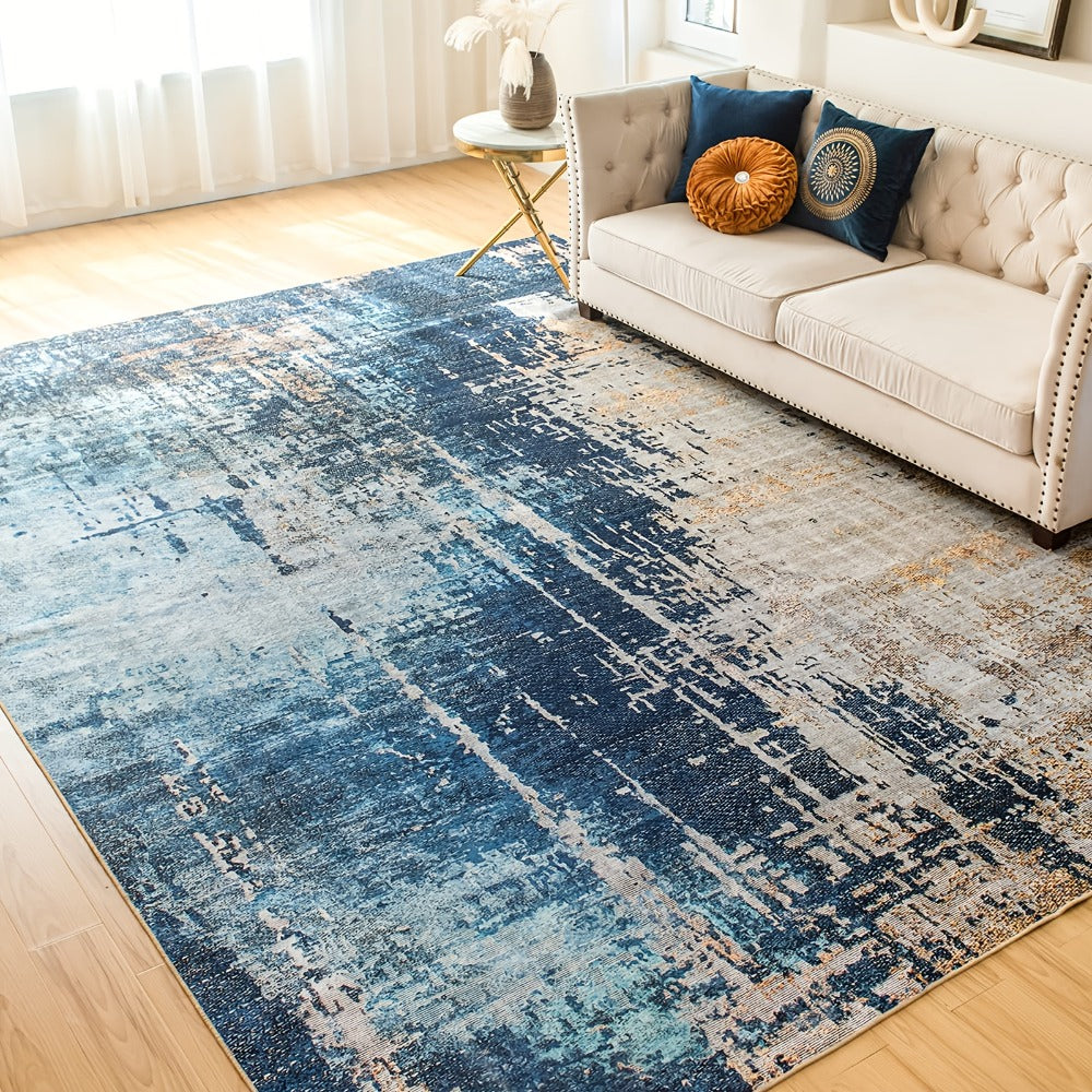 Area Rug Boho Vintage Washable Non-Slip Rug for Living Room Bedroom Traditional Woven Carpet Home Decor