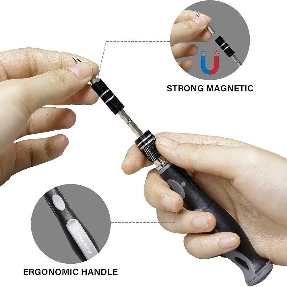 Precision Screwdriver Set 32-in-1 with Magnetic Tips ¨C Chrome Vanadium Steel Repair Tool Kit, Anti-Slip Ergonomic Handle for iPhone, Laptop, Watch, Camera & Electronics Repair