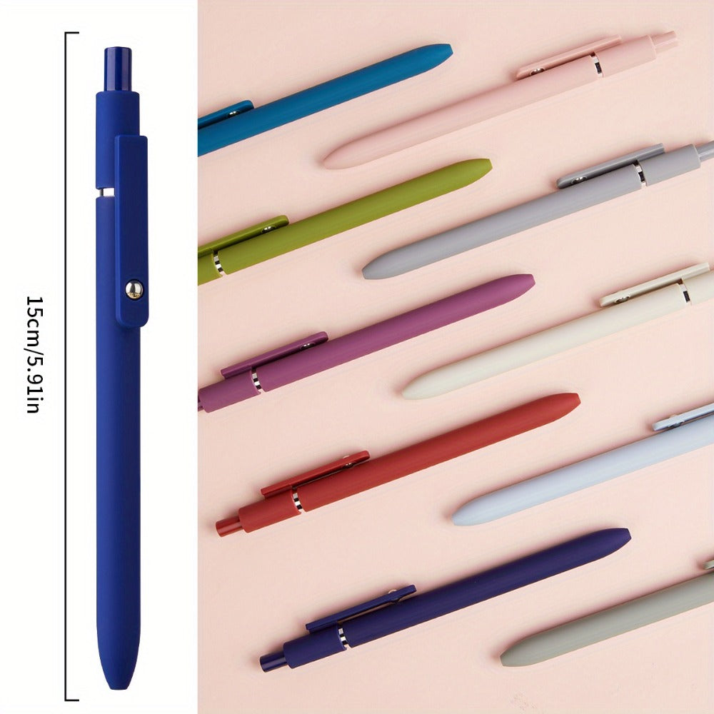 Gel Pen Set 25-Pack ¨C 5 Multicolor Pens + 20 Black Refills 0.5mm Fine Point Quick-Drying Smooth Writing No Feather Ink for Office School Journaling Gifting Vintage Morandi Gradient