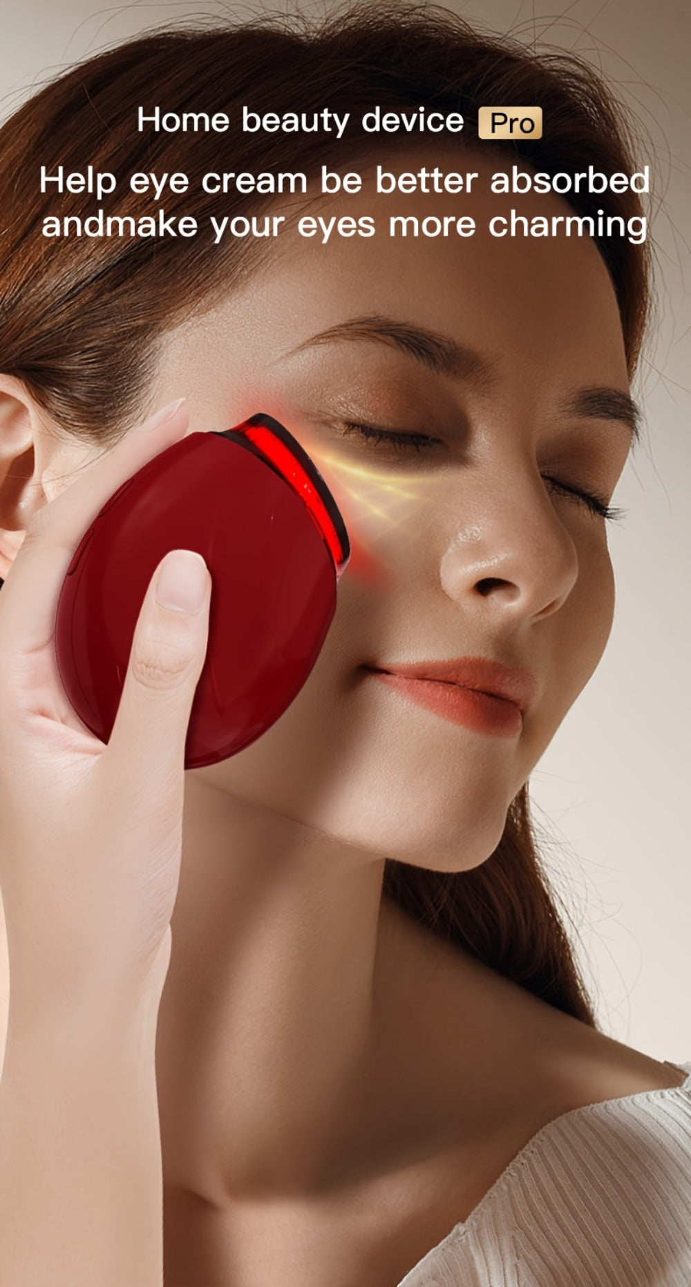 Handheld Beauty Device 3-in-1 Skincare Modes - USB Rechargeable Facial Care Tool with Color Light Therapy, Ergonomic Design, Multifunctional Face Massager for Home Skin Rejuvenation Anti-Aging