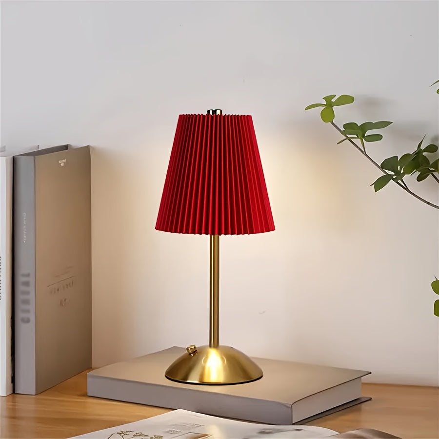 Cordless Rechargeable Table Lamp Vintage LED - 6 Styles USB Port 2200mAh Battery Touch Control Portable Bedside Desk Lamp for Bedroom Living Room Home Office