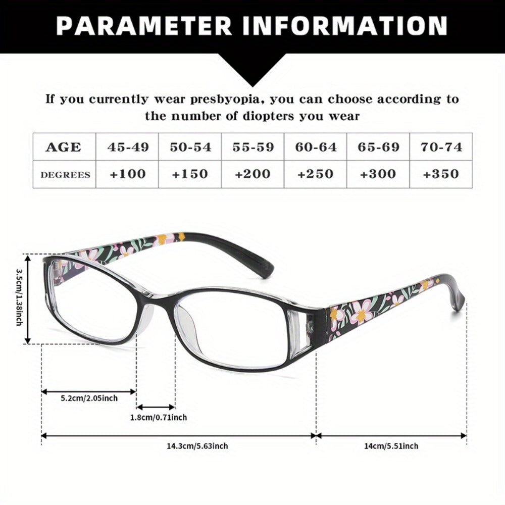 Reading Glasses 10-Pack Classic Rectangular Frames ¨C High-Grade Readers for Men & Women, Seniors, Teachers & Students, Strengths 1.0¨C4.0x, Bulk Value Set