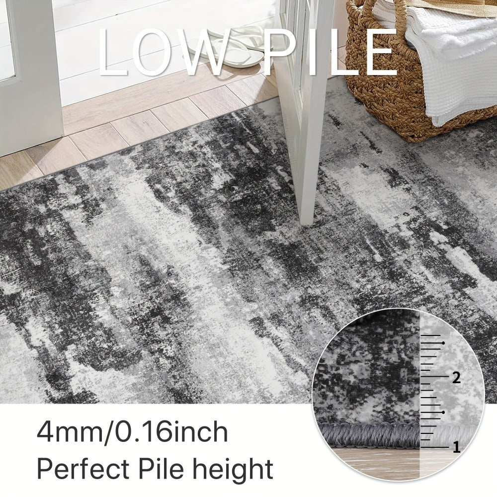 Area Rugs for Living Room Bedroom Machine Washable Non-Slip Backing Large Soft Floor Carpet Modern Abstract Design for Dining Room Home Decor