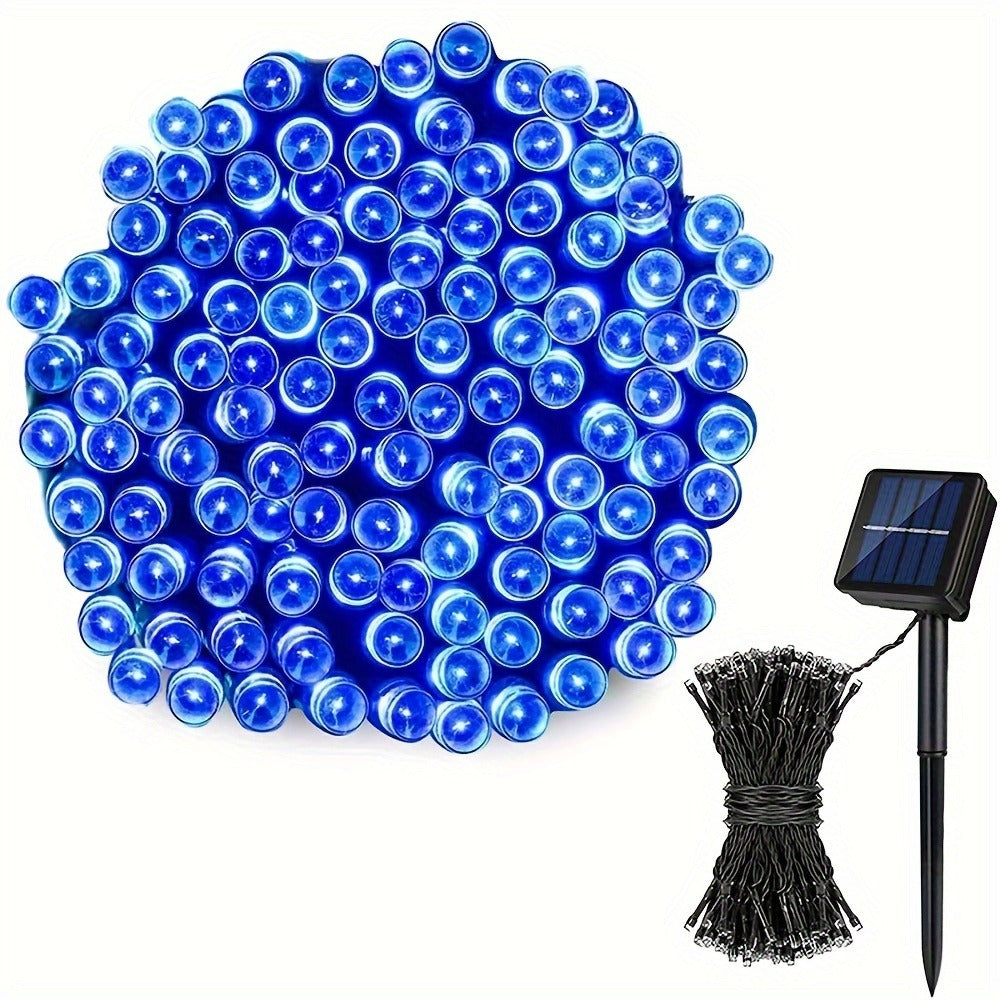 Solar LED Fairy String Lights IP65 Waterproof ¨C 40FT or 80FT with 8 Lighting Modes for Independence Day, Christmas, Wedding, Garden & Yard ¨C White, Warm White, Multi Color, Purple, Orange & Blue
