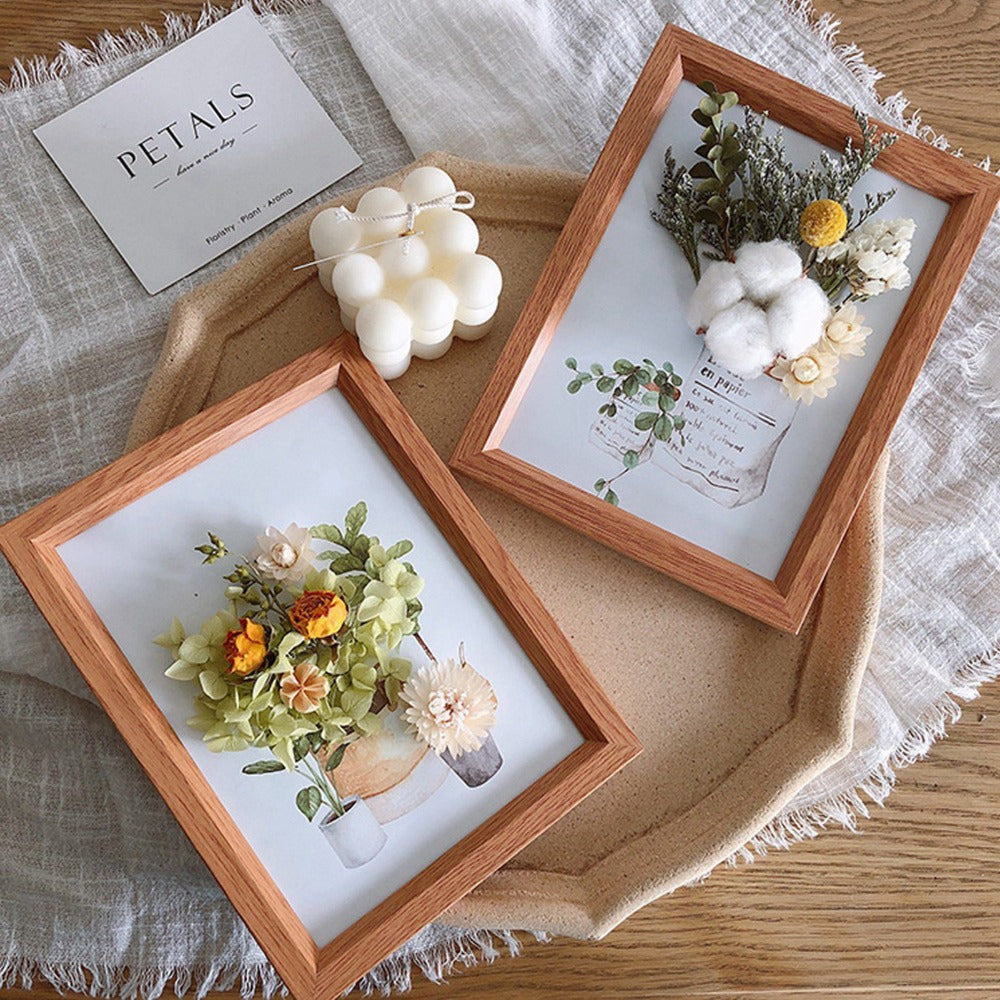 Dried Flowers 4 Boxes Mixed Colors - Natural Dried Floral Set for Candle Making, Resin Jewelry, Greeting Cards, Photo Frames, Scrapbooking & DIY Craft Decoration