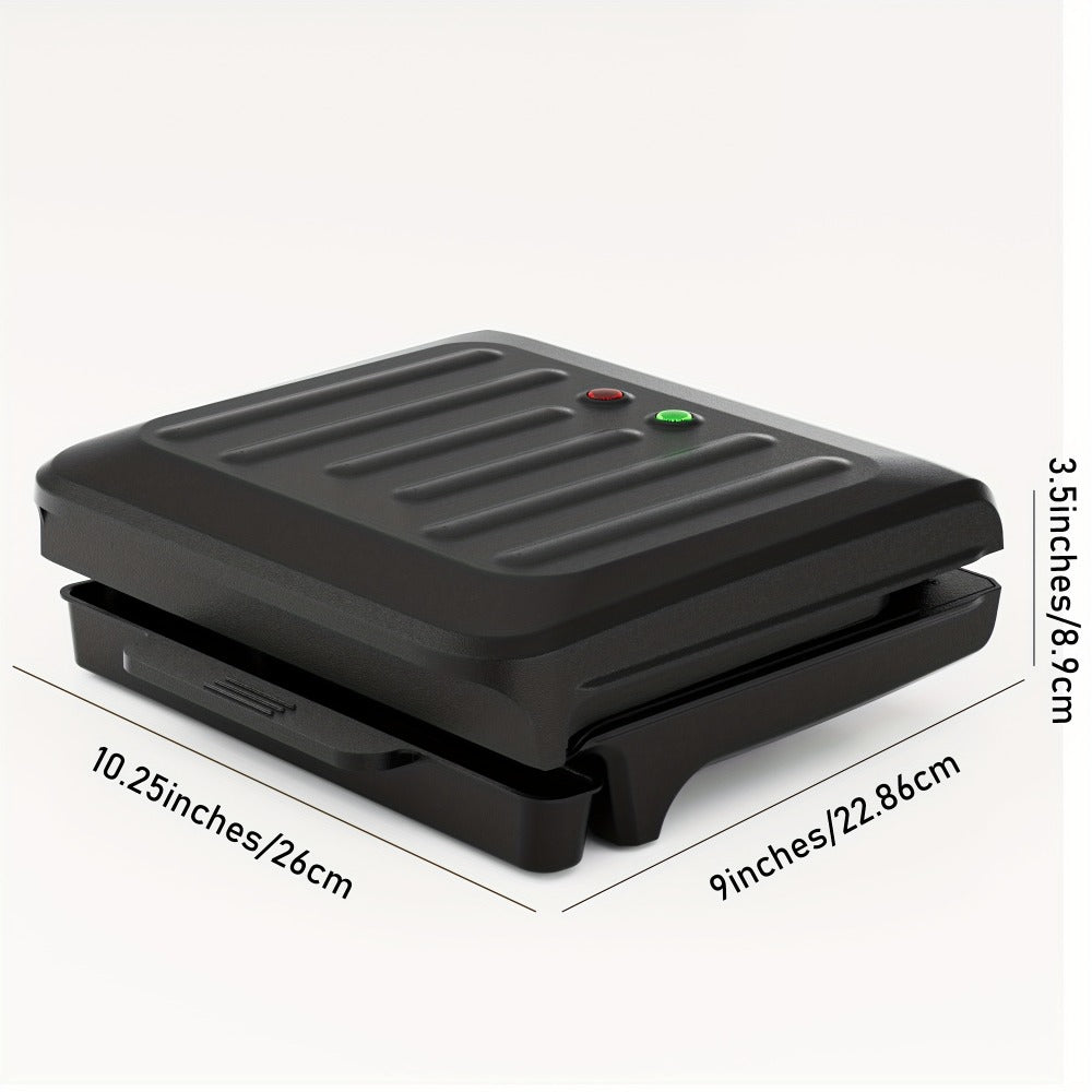 Electric Sausage Grill and Sandwich Maker with Nonstick Plate and Cord Storage Compact Countertop Cooker for Hot Dogs BBQ Sausages Veggie Sausages and Toasted Sandwiches Easy to Clean