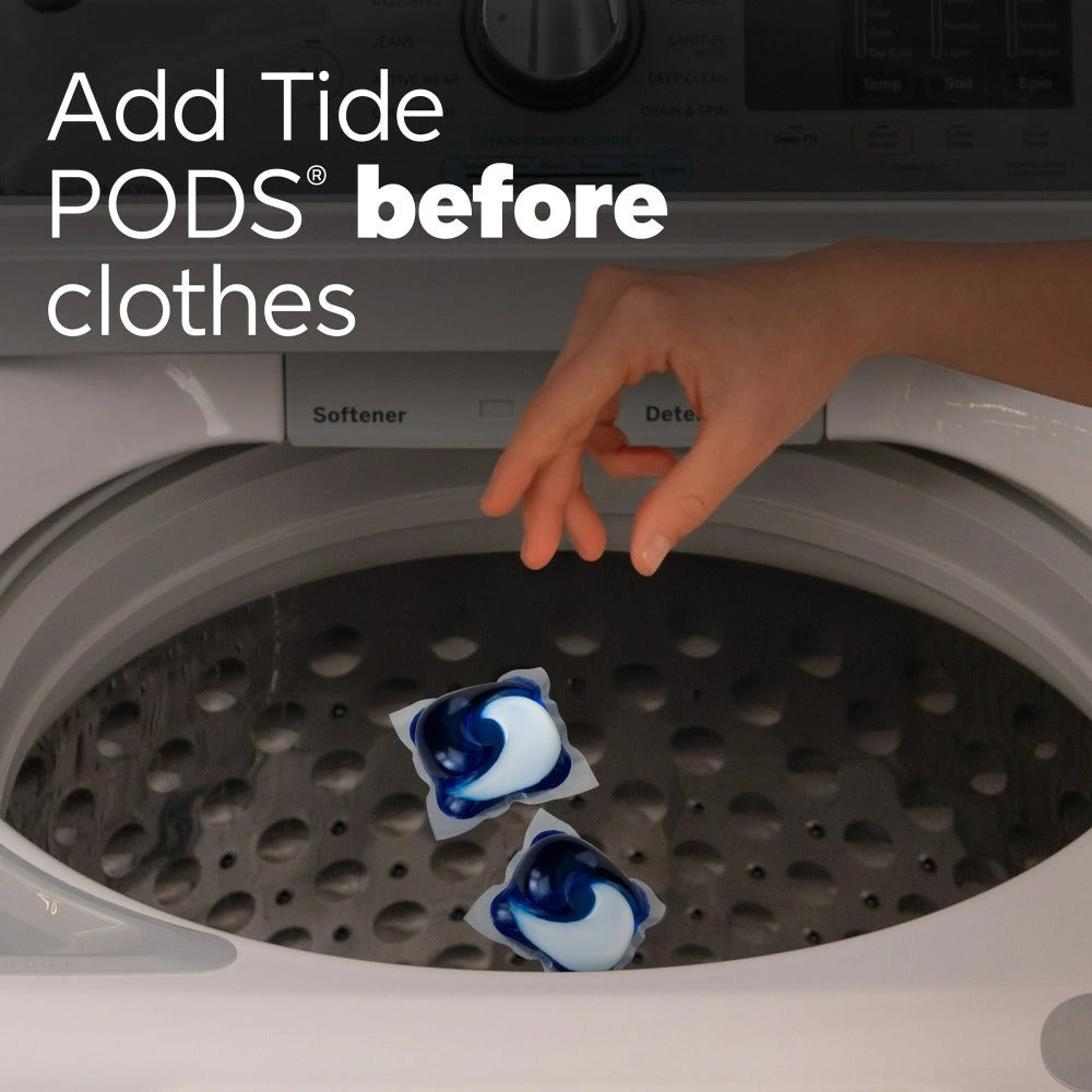 Tide PODS Liquid Laundry Detergent Packs Spring Meadow Scent 16 Count Pre-Measured Pods Stain Remover HE Compatible Top Load Front Load Washing Machine