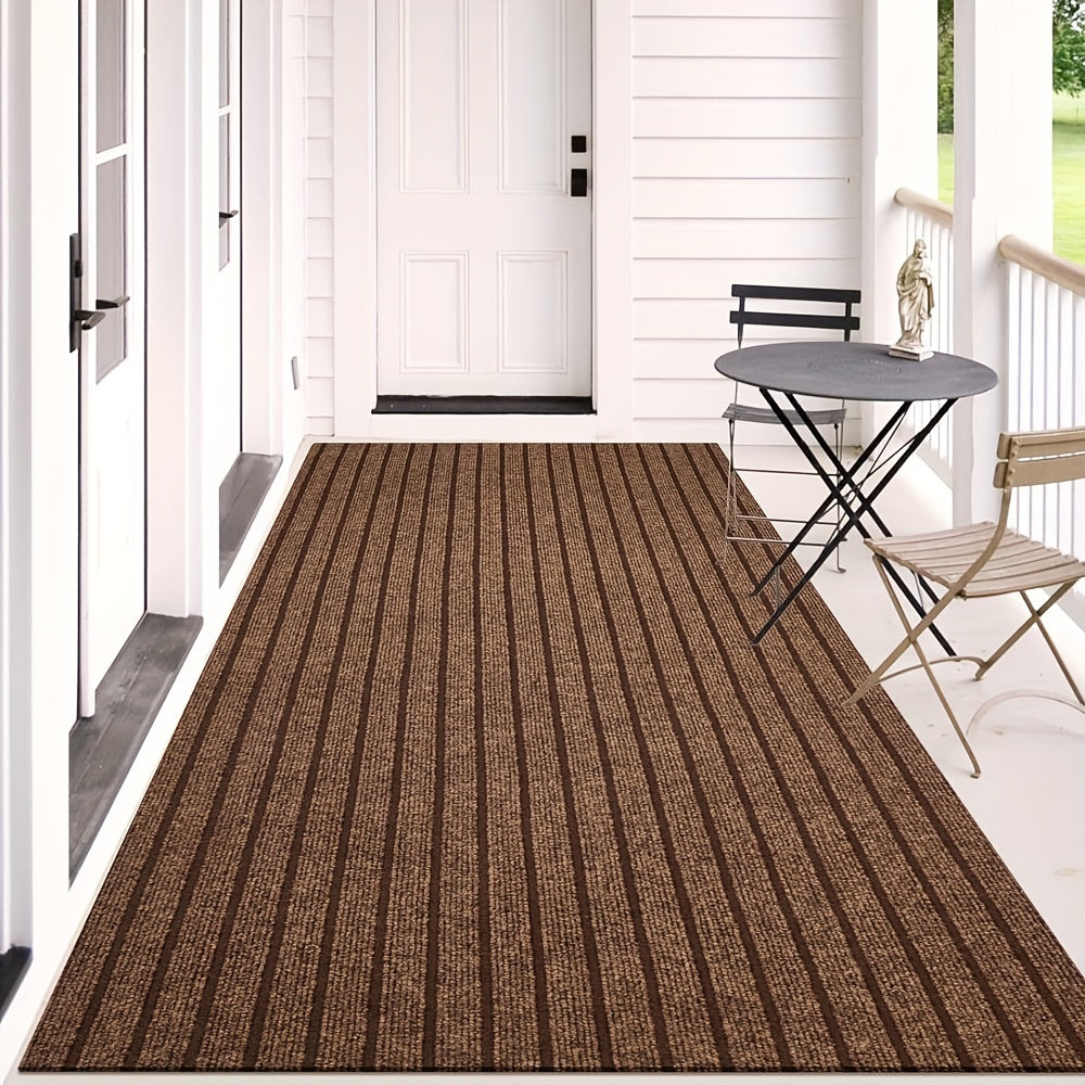 Runner Carpet with Rubber Backing - Non-Slip 1800G/sqm Heavy Duty Washable Indoor Outdoor Rug | Hallway, Entryway, Laundry Room & Balcony Runner Mat | Multiple Sizes & Colors