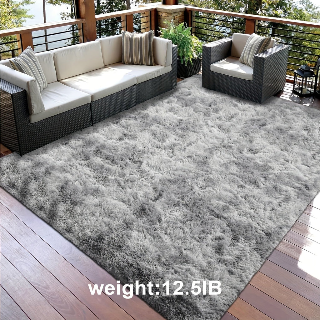 Non-Slip Area Rug Fluffy Soft Carpet - Modern Home Decor Floor Mat for Living Room, Bedroom, Kitchen & Bathroom | Easy Clean Cute Plush Rug in Multiple Colors & Sizes | Indoor Anti-Slip Floor Decoration