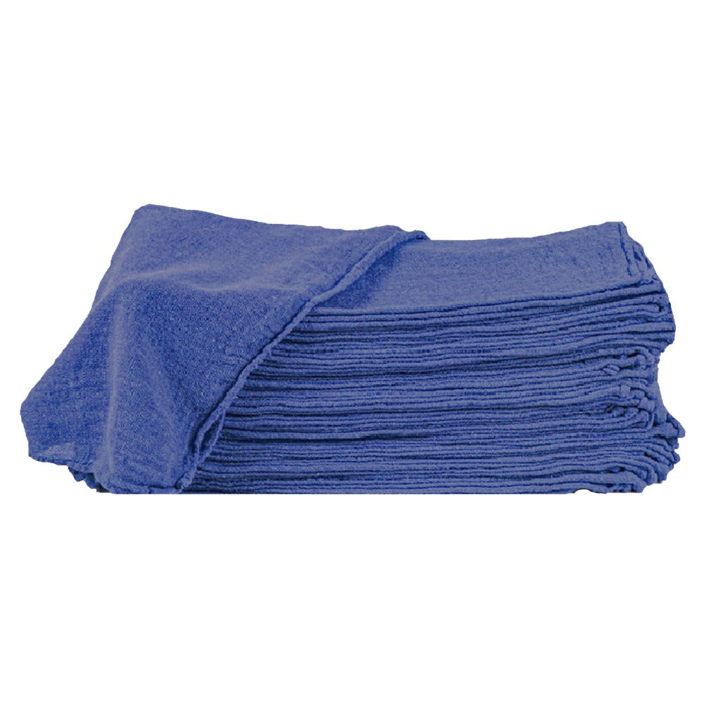 Cotton Shop Rags 12x14 Inch Absorbent Lint-Free Cleaning Towels Multipurpose Shop Towels for Automobile Garage Industry Home Red White Navy Blue 50 100 150 200 500 Pack Bulk Value