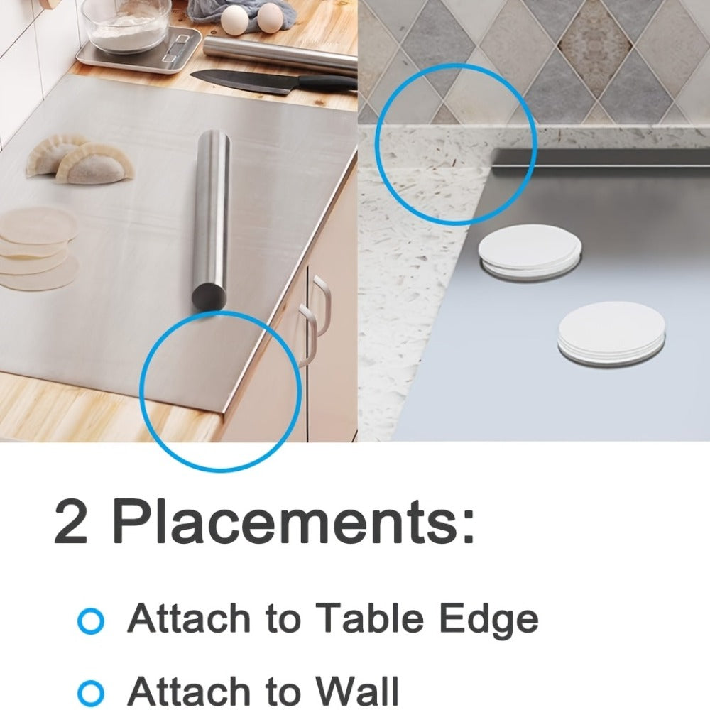 Stainless Steel Cutting Board Extra Large 27.5¡±¡Á19.7¡± Double-Sided 304 Steel Board for Home & Commercial Kitchen - Countertop Protector Breadboard Easy Clean Durable