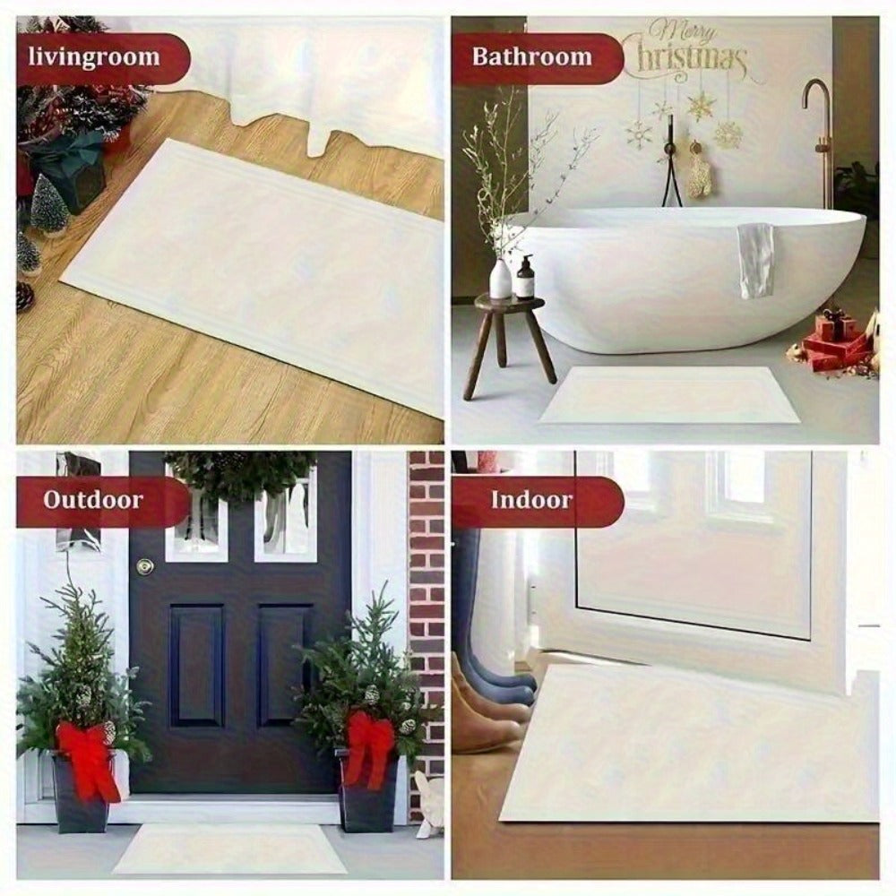 Gothic Bat Unwelcome Doormat Non-Slip Welcome Mat Halloween Home Decor Entrance Rug Indoor Floor Mat