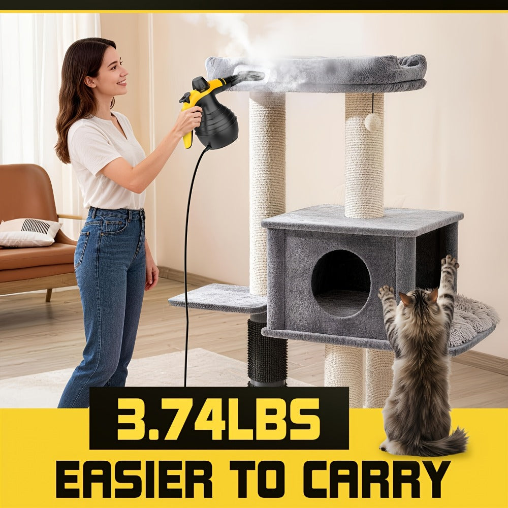 Steam Cleaner with 11 Accessories Multi-Surface Portable Home Steam Cleaning Machine for Floor Tile Grout Kitchen Bathroom Sofa