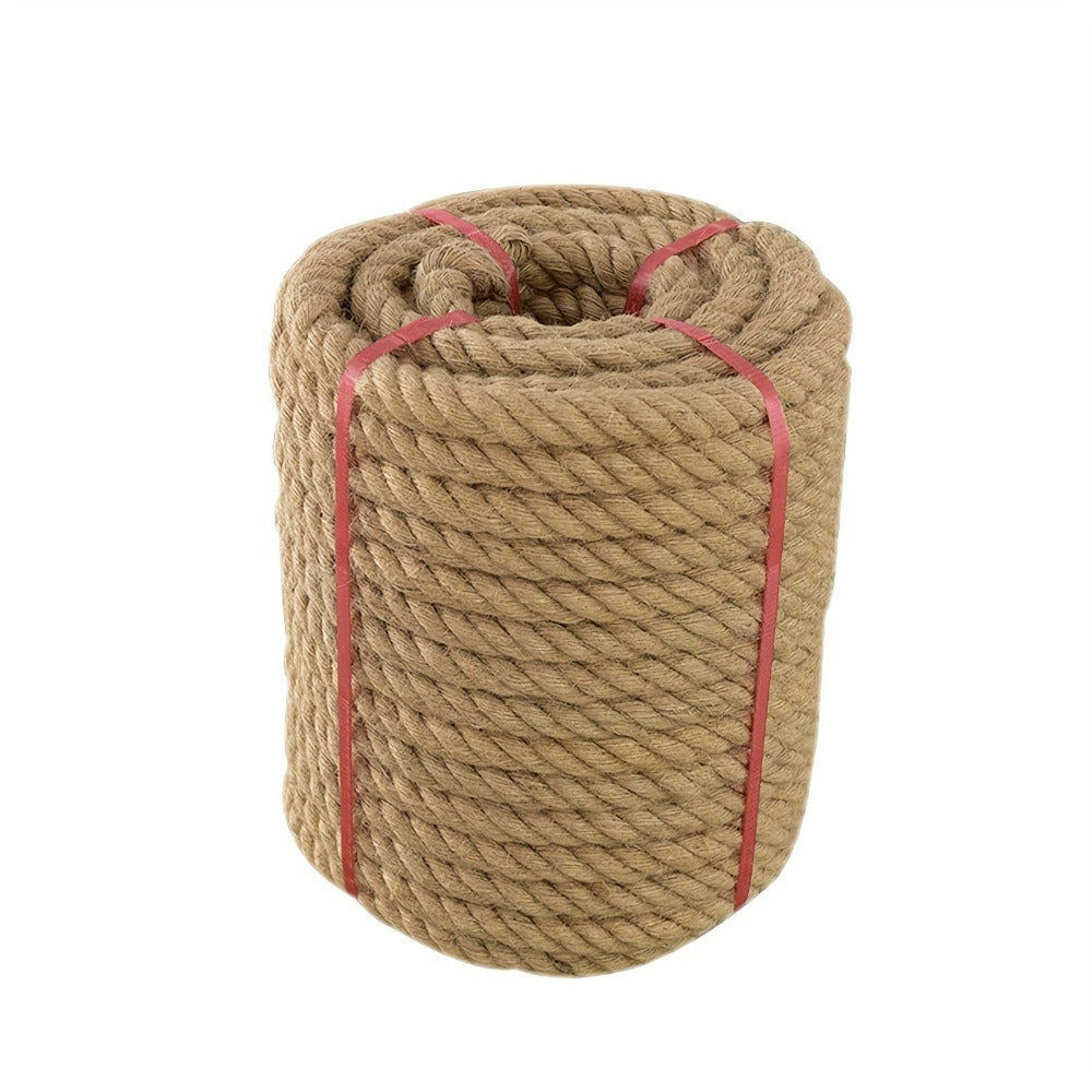 Manila Rope Natural Jute Twisted Hemp Rope ¨C 3/4¡± 1¡± 1-1/4¡± 1.5¡± Thick Heavy Duty Outdoor Rope for Swing Bed Hammock Railing Crafts Tug of War Landscaping Gardening Bundling Home Decor