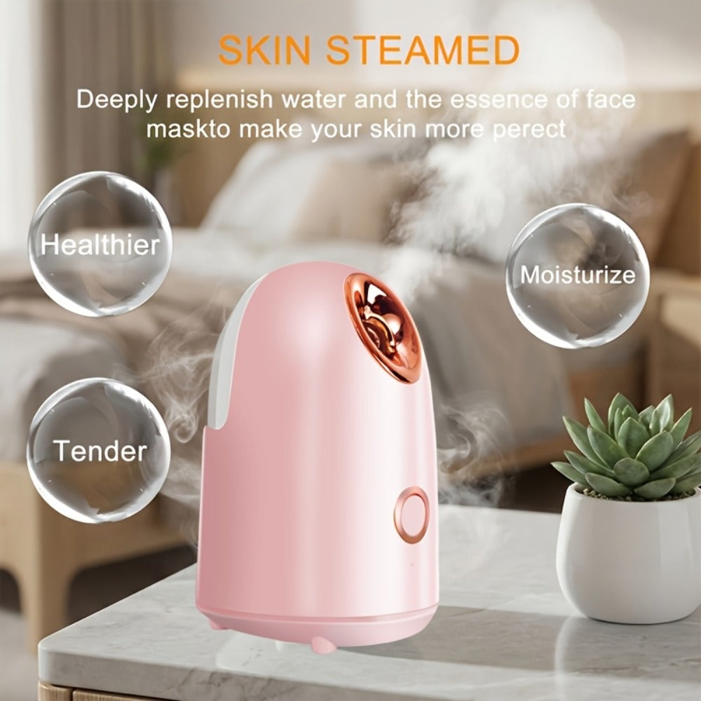 Blackhead Remover & Facial Steamer Combo - Pore Cleansing Home Spa Beauty Device for Dry Skin, Nose & Face Care, Unisex Skin Care Tool - Basic, Deluxe & Flagship Models, Great Gift Idea