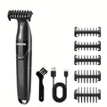 Electric Epilator & Hair Removal Device 3-in-1 for Men & Women - Painless Shaver Trimmer for Underarms Legs Arms Bikini Line Sensitive Areas, USB Rechargeable Personal Care Grooming Tool