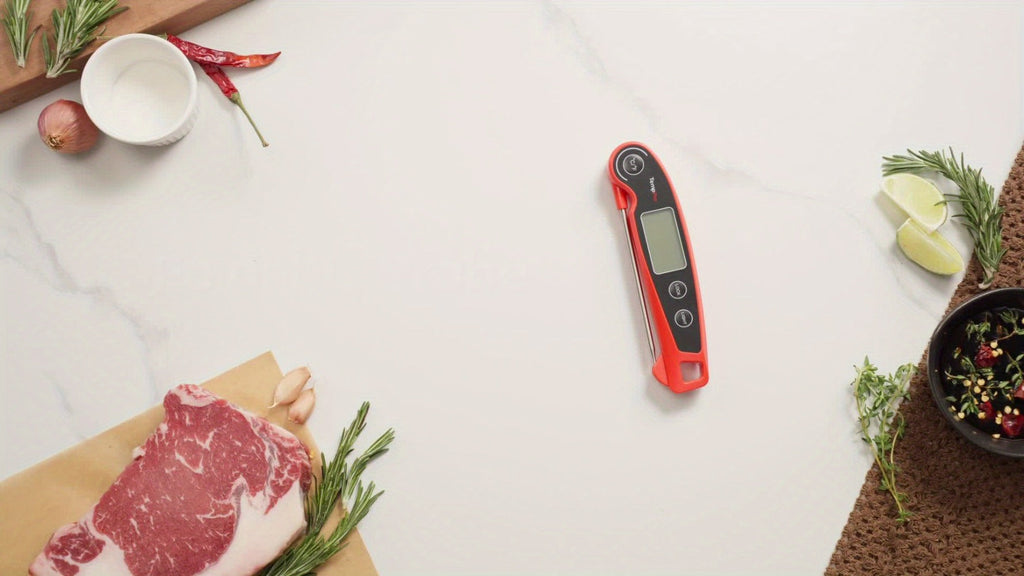 Instant Read Meat Thermometer with Motion Sensing ¨C Digital Food Thermometer for Kitchen BBQ Grill Smoker Oil Candy Cooking