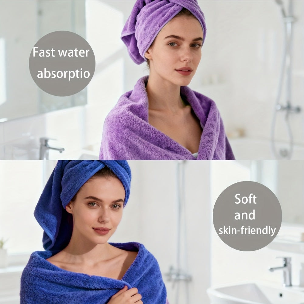 Coral Velvet Bath Towel Set 18pcs ¨C 4 Bath Towels 4 Hand Towels 10 Washcloths Hotel Quality Soft Absorbent