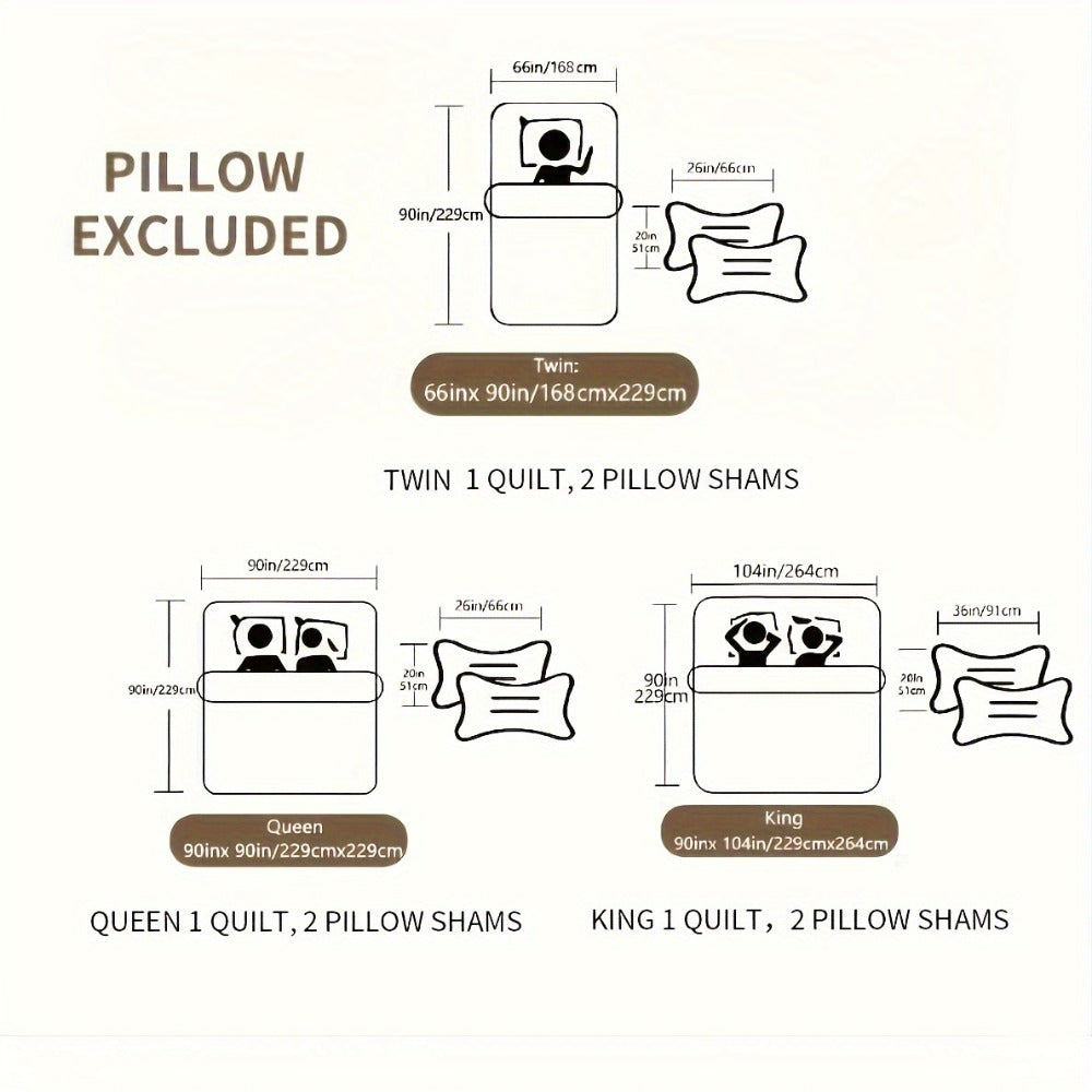 Reversible Floral Comforter Quilt Set ¨C Soft Microfiber Botanical Bedding, Twin Full Queen King, All Seasons ¨C White, Blue, Pink & More