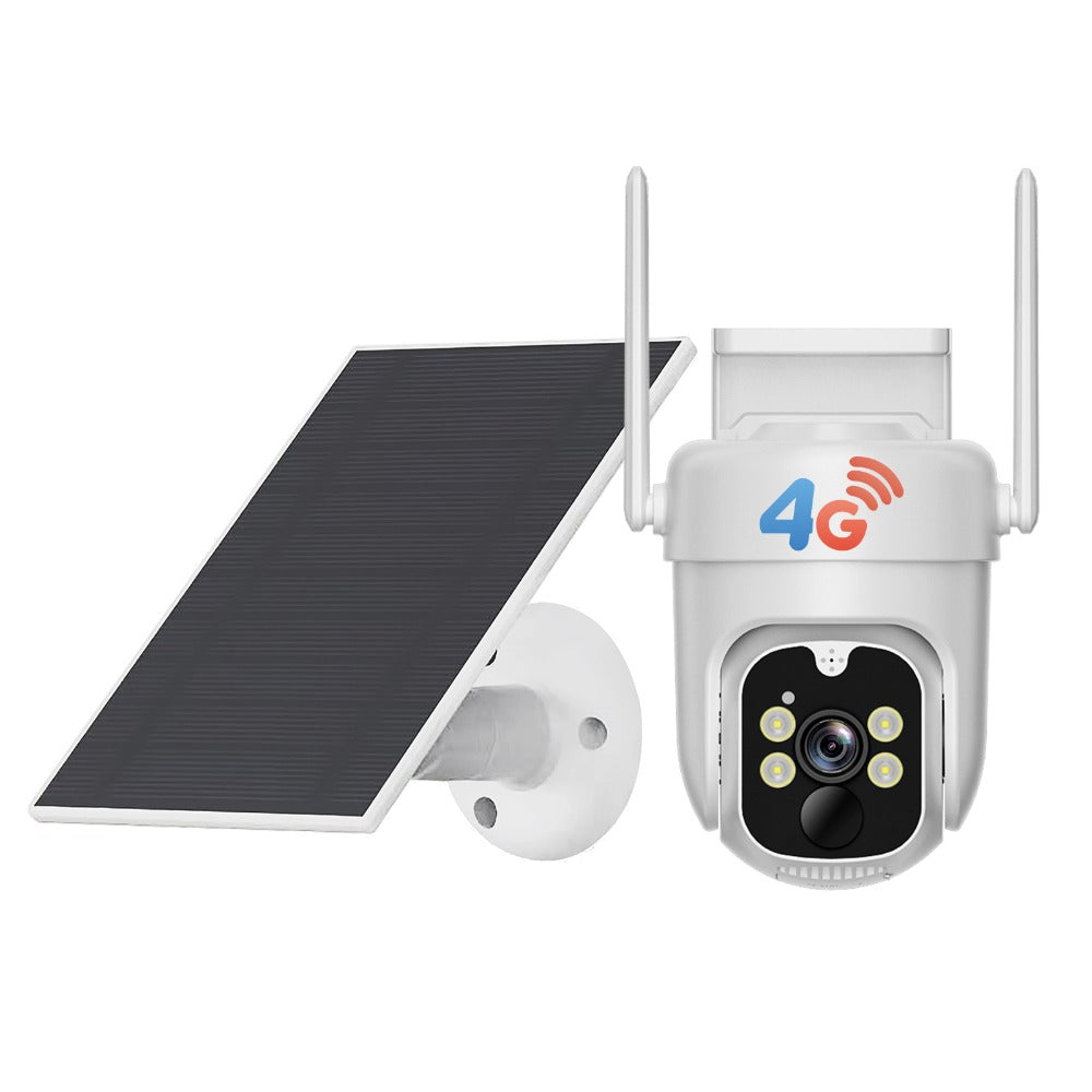 Solar Security Camera 4G Outdoor ¨C AI Smart Alarm, Solar Powered, No WiFi & Wire-Free, 4G LTE Surveillance Camera for Farm, Villa, Ranch & Remote Property Security (TBG12)