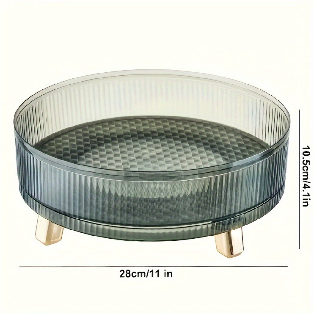 360¡ã Rotating Makeup Organizer Large Capacity Spinning Cosmetic Storage Tower for Vanity Bathroom Kitchen Countertop Perfume Lipstick Skincare Holder