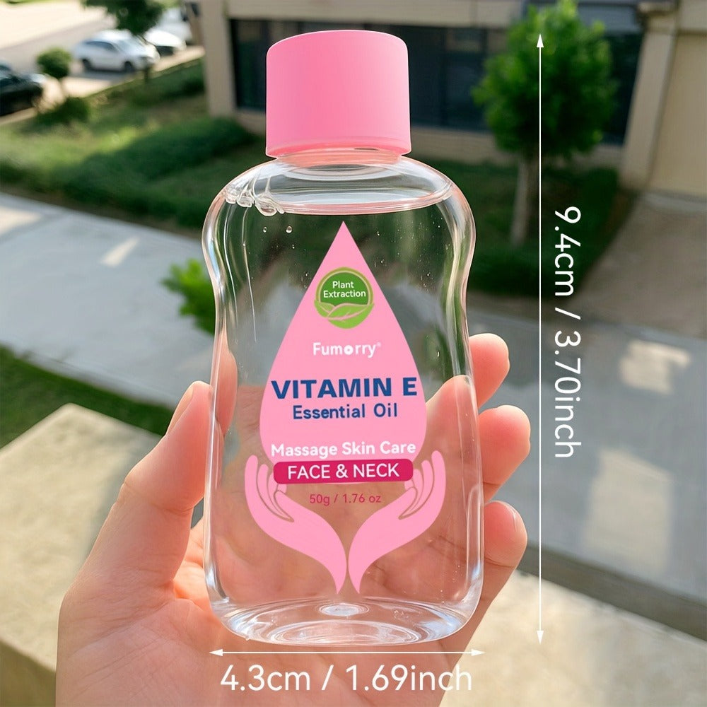 Vitamin E Essential Oil for Face, Neck & Body ¨C Natural Multi-Plant Extract Moisturizing Firming Nourishing Skincare Serum, Hydrating Massage Oil for All Skin Types, Korean Skin Care ¨C 50ml