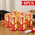 Graduation Centerpieces Decorations 6pcs Class of 2026 | Paper Lantern Boxes No Electricity Needed Congrats Grad Party Supplies for College High School Celebration Table Decor 6 Colors