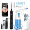 Ear Wax Removal Tool Set 2-in-1 WiFi Visual Ear Washer and Ear Scoop ¨C 1080P HD Camera Ear Cleaning Kit for Effective Earwax Buildup Removal, Smartphone Compatible Home Ear Care