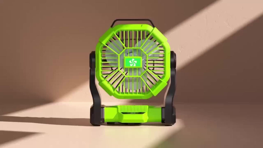 Camping Fan with LED Lantern, 3-in-1 Battery Powered Portable Fan Light for Tent Outdoor, Rechargeable Electric Fan with Timer 360¡ã Rotation, for Camping Hiking Barbecue Travel Emergency
