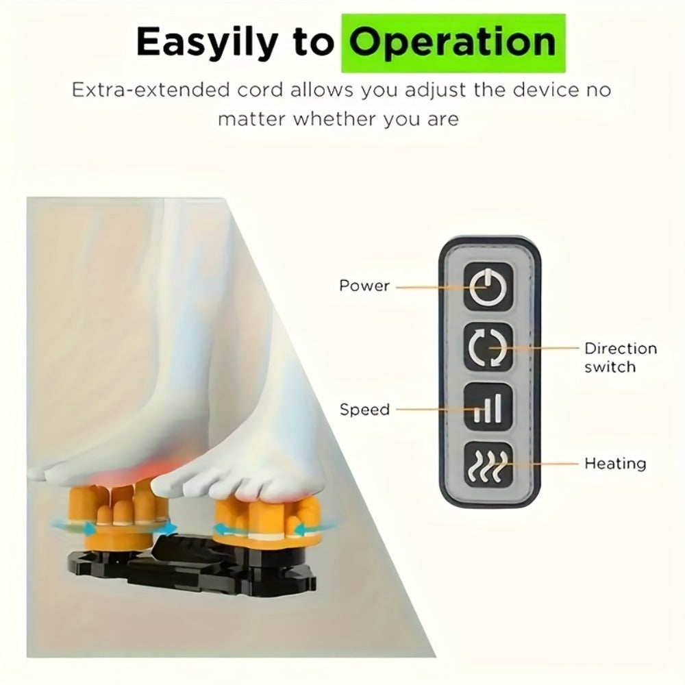 Foot Massager with Heat Compression Air Pressure for Athletes Blood Circulation Muscle Relaxation Electric Foot Massage Machine Father's Day Mother's Day Gift