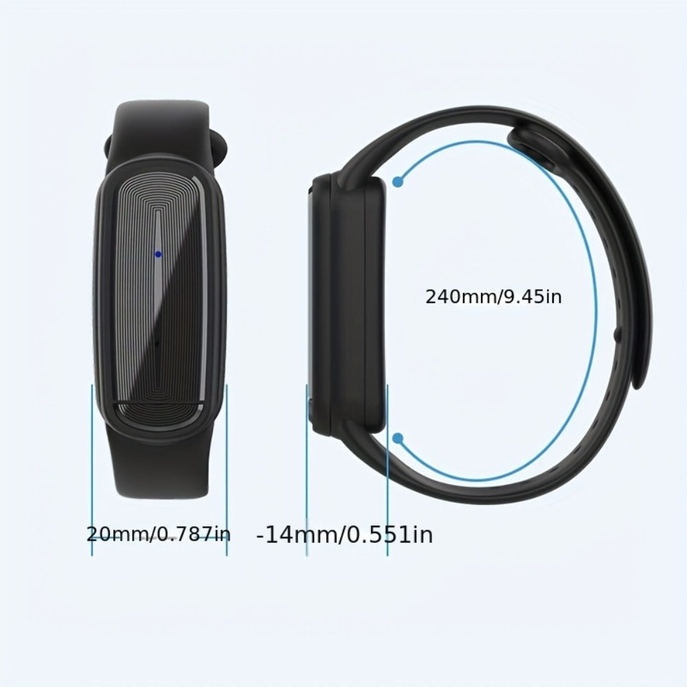 Ultrasonic Mosquito Repellent Bracelet 3-Pack ¨C USB Rechargeable Intelligent Bug Repellent Wristband for Camping, Outdoor, Hiking & Travel, Waterproof Mosquito Control Bracelet for Adults & Kids