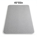 Washable Leak-Proof Mattress Protector for Seniors - Breathable Mesh Polyester, Urinary Incontinence & Bedwetting Pad | Twin, Full, Queen, King
