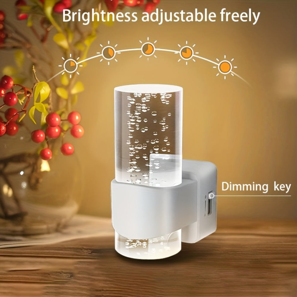 LED Night Light Plug In Wall 2 Pack ¨C 3000K Warm White Dimmable Night Lights with Auto Light Sensor for Hallway Bedroom Bathroom Stairway ¨C Modern Wall Plug Night Light