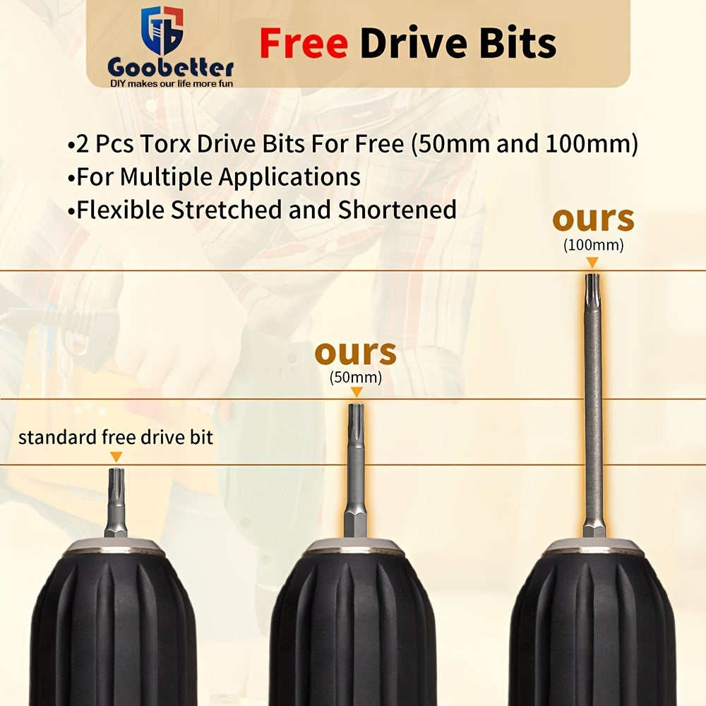 400pcs #10 x 3-1/2¡± Torx Wood Screws Rust Resistant Yellow Ceramic Coating ¨C Flat Head Fully Threaded Self-Tapping Screws for Wood Fastening Decking & Construction