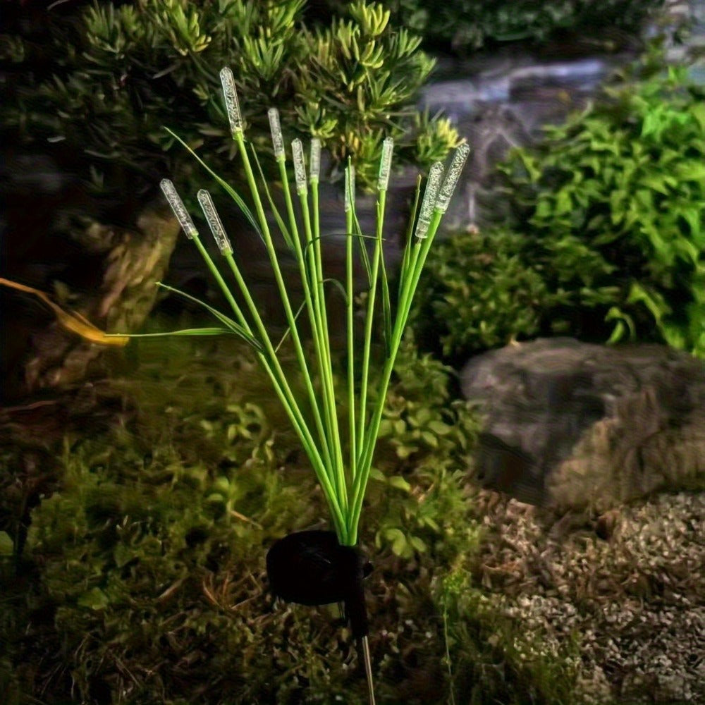 Solar Reed Lights Outdoor Garden Stake Lights LED IP54 Waterproof Rechargeable Lithium Battery Pond Terrace Patio Decor Warm White Colorful 1pc 2pcs