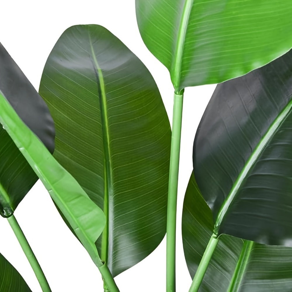 Artificial Bird of Paradise Plant Large Fake Indoor Tree - Realistic Faux Tropical Plant in Pot, Maintenance Free, 63 or 71 Inch Tall for Living Room, Office, Bedroom & Outdoor Home Decor