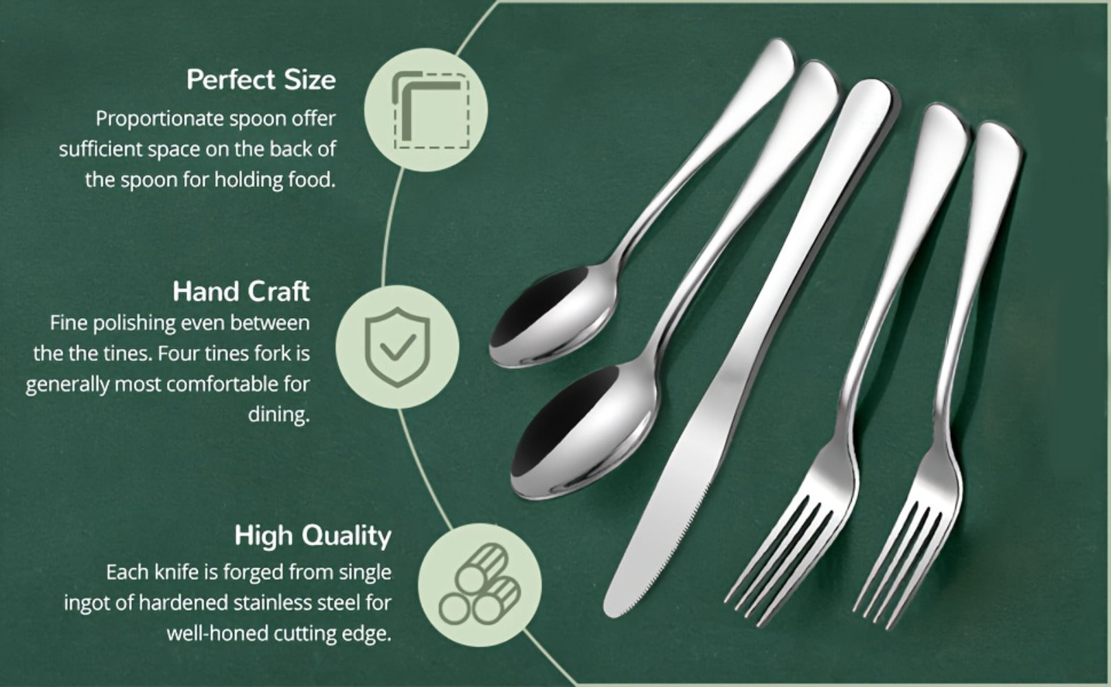 84-Piece Golden Cutlery Set Service for 12 | Knife Fork Spoon Set for Family Gatherings Camping BBQ Kitchen Utensils