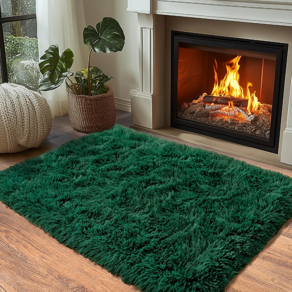 Fluffy Area Rug Large Soft Shag Carpet for Living Room Bedroom ¨C Non-Slip Ultra Thick Plush Floor Mat, Multiple Sizes & Colors, Home Decor