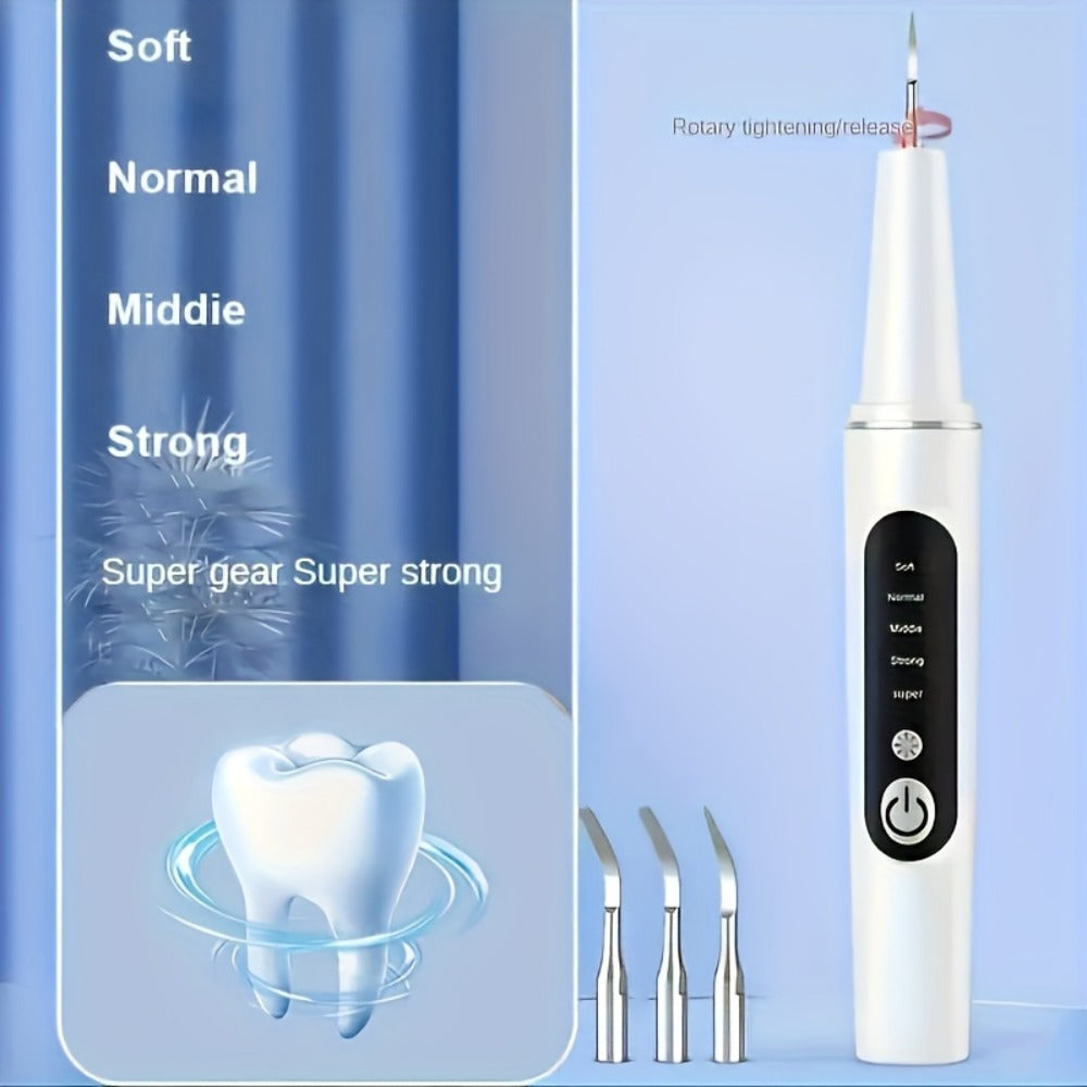 Electric Toothbrush Kit with LED Light & 5-Mode Adjustment ¨C 3 Brush Head Accessories, Deep Cleaning Oral Care Set for Home Use, Great Gift for Mother's Day, Father's Day & Birthdays