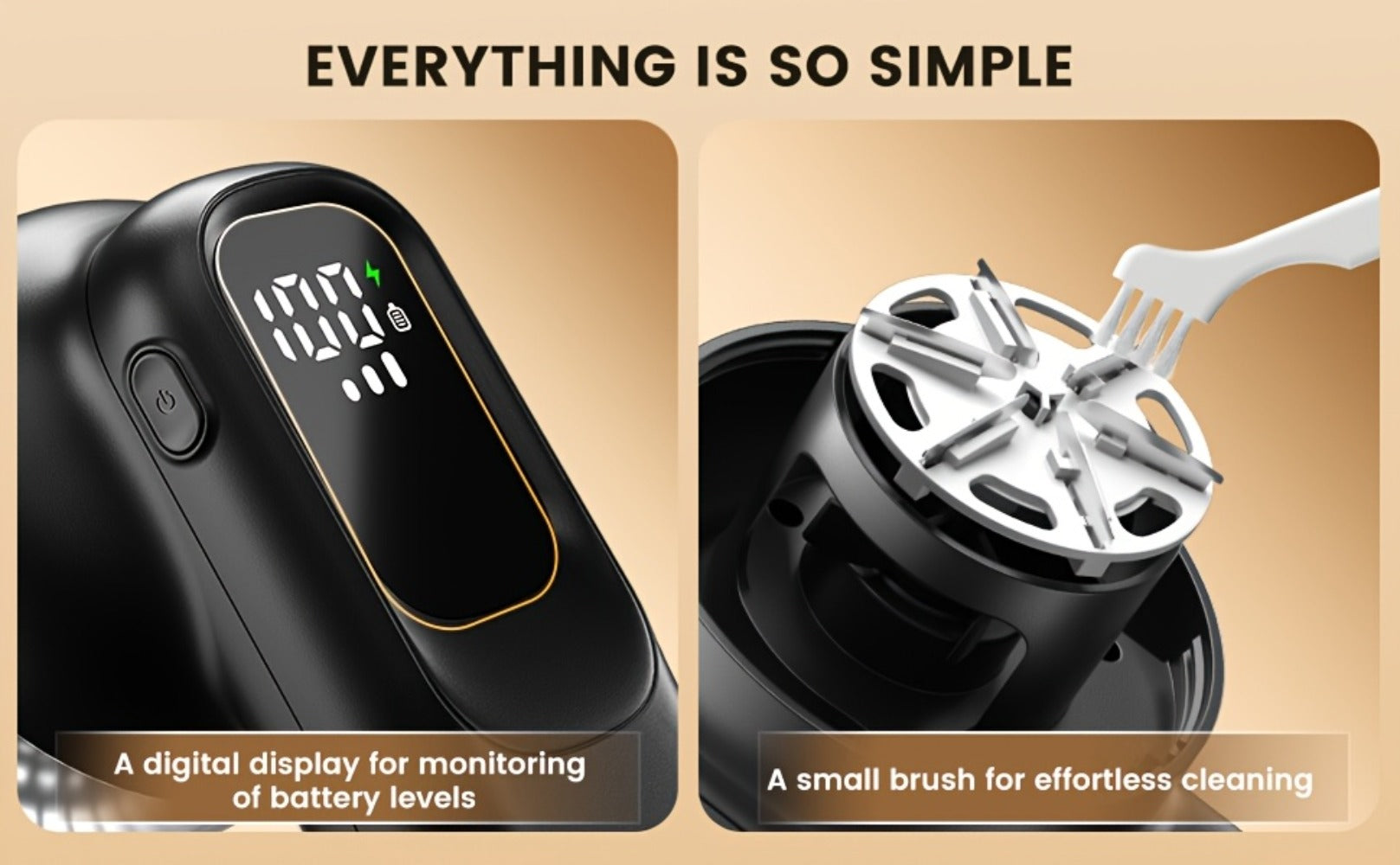 Fabric Shaver Lint Remover Rechargeable Electric Sweater Shaver with Digital Display 6-Leaf Blades 3-Speed Defuzzer Safety Lock Removes Fuzz Pills from Clothes Furniture Sofa Blanket Black