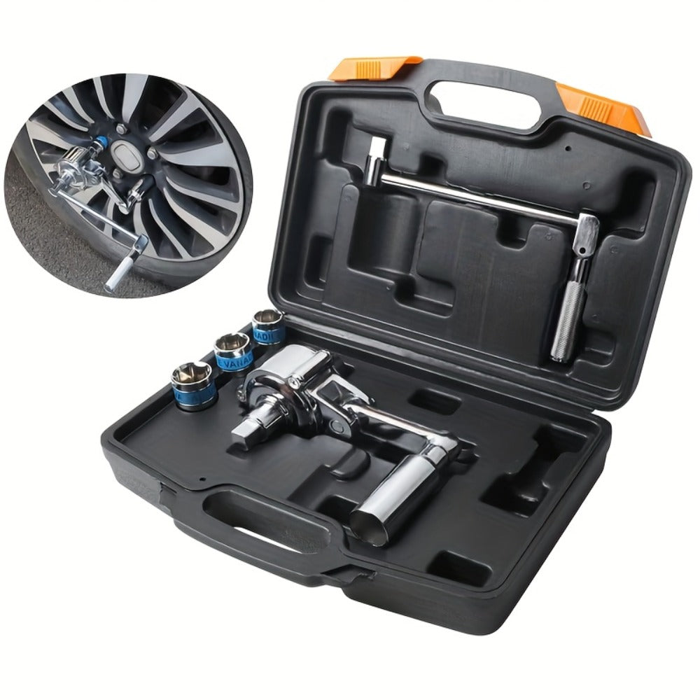 Torque Multiplier Wrench Set 1:16 400NM Lug Nut Remover ¨C 1/2 Drive Labor-Saving Tire Changing Kit with 17mm 19mm 21mm Sockets, Lug Nut Removal Tool for Most Vehicles