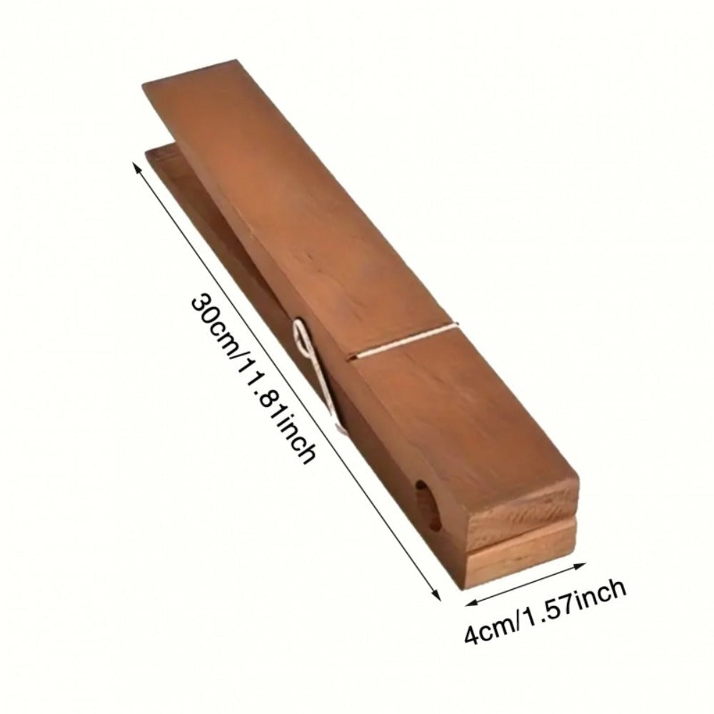 Wooden Clothespins Heavy Duty Laundry Clips - Oversized Clothes Pins for Bathroom, Kitchen & Outdoor Drying, Rust-Resistant Wood Towel Clip